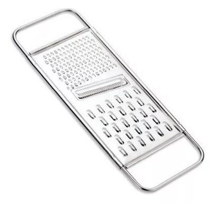 Rallador acero inox 10x27 chato fino grueso