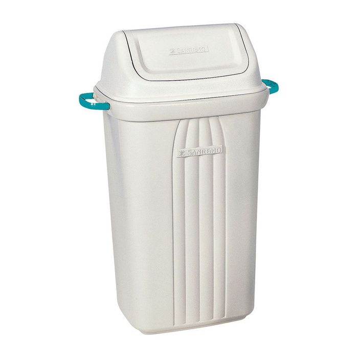 Basurero tapa vaiven mediano 30lt