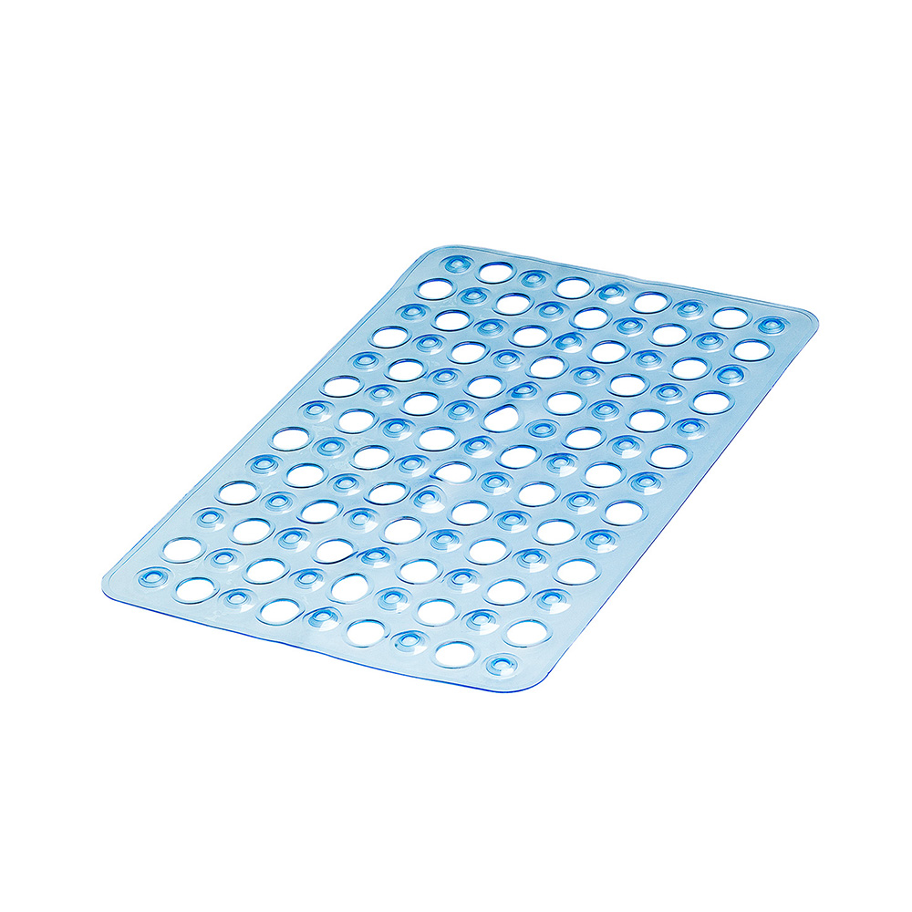 Tapete para baño celeste 48x32 cm