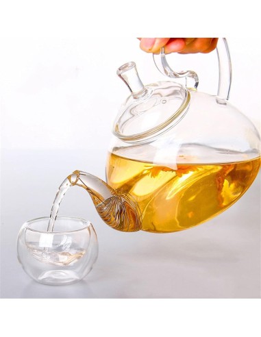 Tetera Vidrio Borosilicato 800ml Cerny