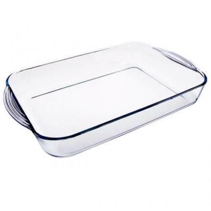 Fuente de vidrio Rectangular 1,5lt