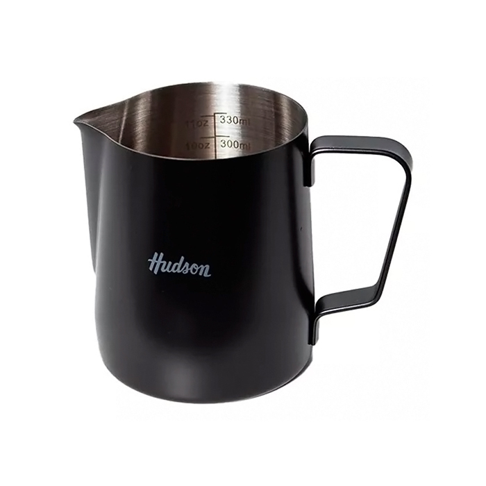 Jarro Latte Barista negro 330ml Hudson