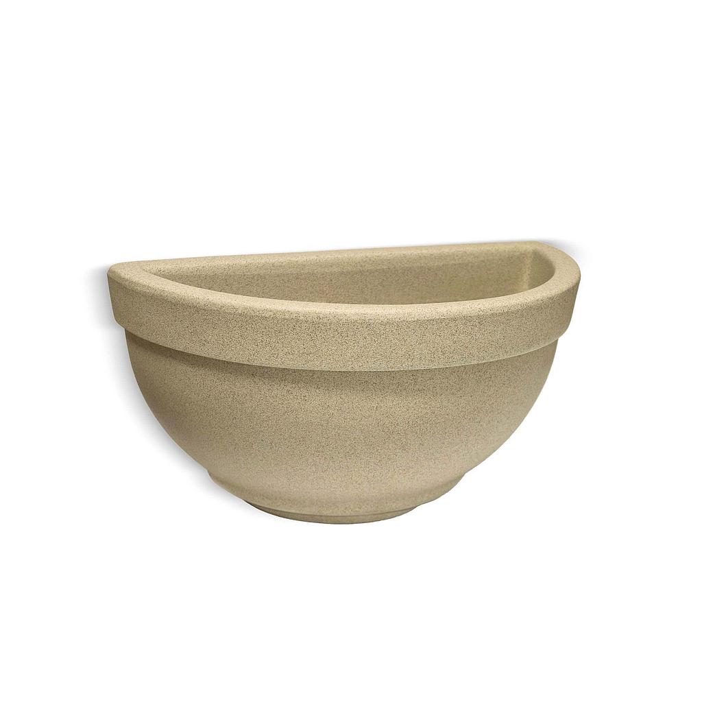 Maceta de parede Texturizado 34 Arena 19,0 x 34,5 x 18,5 cm - 5 L