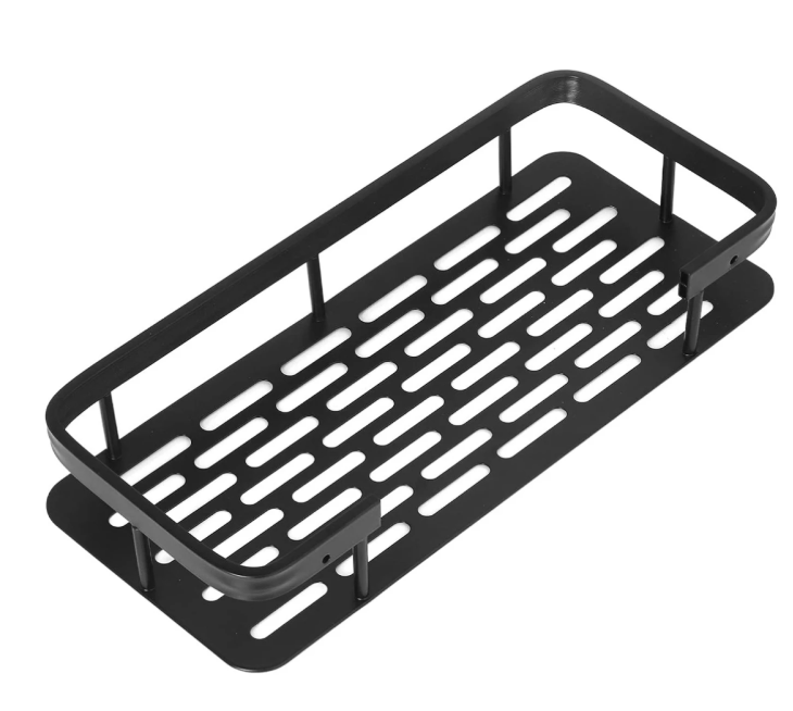 Estante organizador de metal - NEGRO