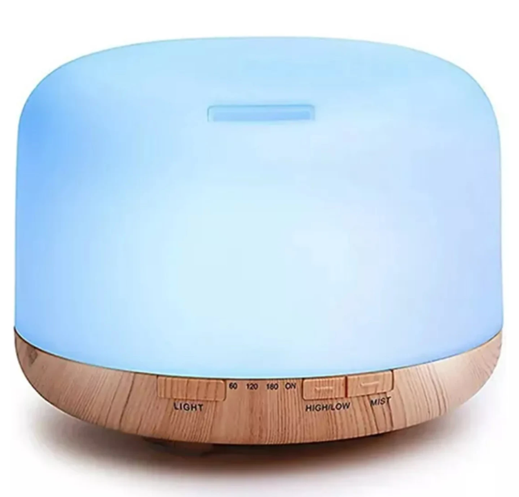 Aromatizador humidificador con luz led - BLANCO