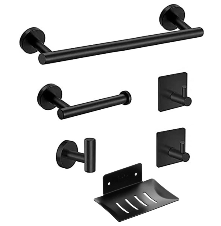 Conjunto de accesorios para baño 6 piezas