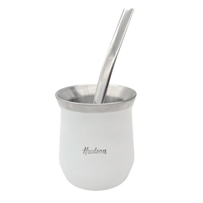 Set de mate y bombilla Blanco Hudson